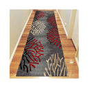 Machine Knotted Ruby Grey Rug
