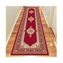 Machine Knotted Ruby Red Rug