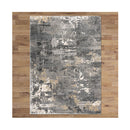 Machine Knotted Urban Grey Hallway Runner Rug