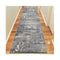 Machine Knotted Urban Grey Hallway Runner Rug