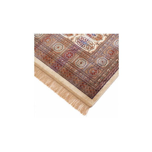 Machine Made Belgium Beige Rug 68Cm X 115Cm