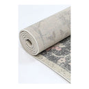 Geometric Grey Pink White Rug