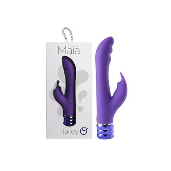 Maia Hailey Purple Usb Rechargeable Rabbit Vibrator