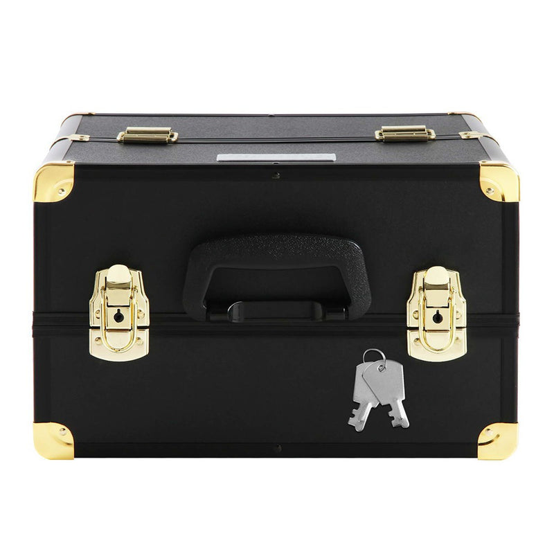 Make Up Cosmetic Beauty Case – Black & Gold
