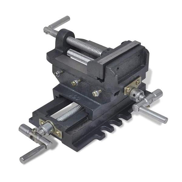 Manually Operated Cross Slide Drill Press Vice