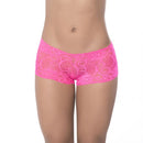 Mapale Lace Boyshort Hot Pink