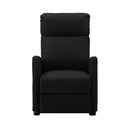 Massage Reclining Chair Black Faux Leather