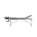 Massage Table Portable 3 Fold Aluminium Therapy Bed Waxing 75Cm