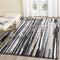 Matisse Vertical Stripes Dark Brown Rug