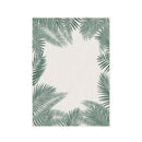 Matting Leaf Border Green Rug 200Cm X 290Cm