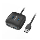 Mbeat 4 Port Usb 3 Hub High Speed Data Transfer