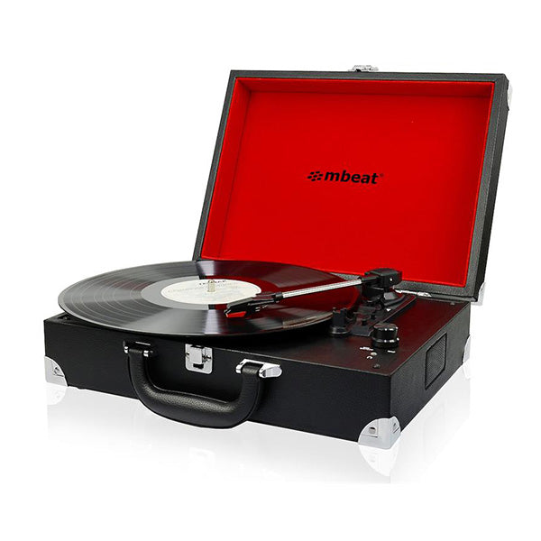 Mbeat Retro Briefcase Styled Usb Turntable Recorder