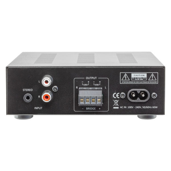 Mclelland Class D Mini Stereo Amplifier With Mic Input 45X143X125Mm
