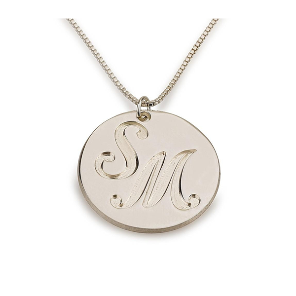 Medallion Initial Necklace