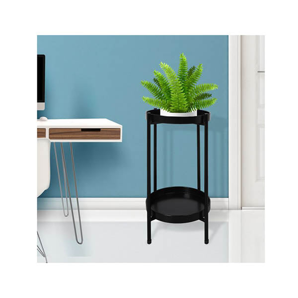 Medium Tier Plant Stand Metal Flower Pot Rack Garden Shelf