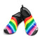 Men Women Water Shoes Rainbow Sailboat