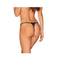 Meshlove Crotchless Thong Black