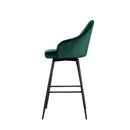 Set Of 2 Bar Stools Kitchen Stool Dining Chairs Velvet Barstool Mesial