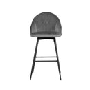Set Of 2 Bar Stools Kitchen Stool Dining Chairs Velvet Barstool Mesial
