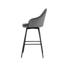 Set Of 2 Bar Stools Kitchen Stool Dining Chairs Velvet Barstool Mesial
