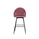 Set Of 2 Bar Stools Kitchen Stool Dining Chairs Velvet Barstool Mesial