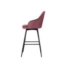 Set Of 2 Bar Stools Kitchen Stool Dining Chairs Velvet Barstool Mesial