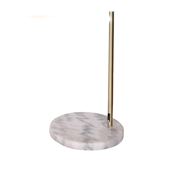 Metal Arc Floor Lamp Antique Brass With Marble Base