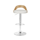 2 Bar Stools Kitchen Gas Lift Wooden Stool Metal Barstools Swivel