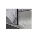 Metal Bed Frame Mattress Base Sol Black