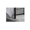 Metal Bed Frame Platform Foundation Mattress Leo Black