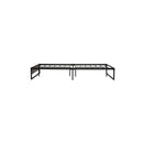 Metal Bed Mattress Base Platform Wooden Black Foundation