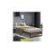 Metal Bed Mattress Base Platform Wooden Black Foundation