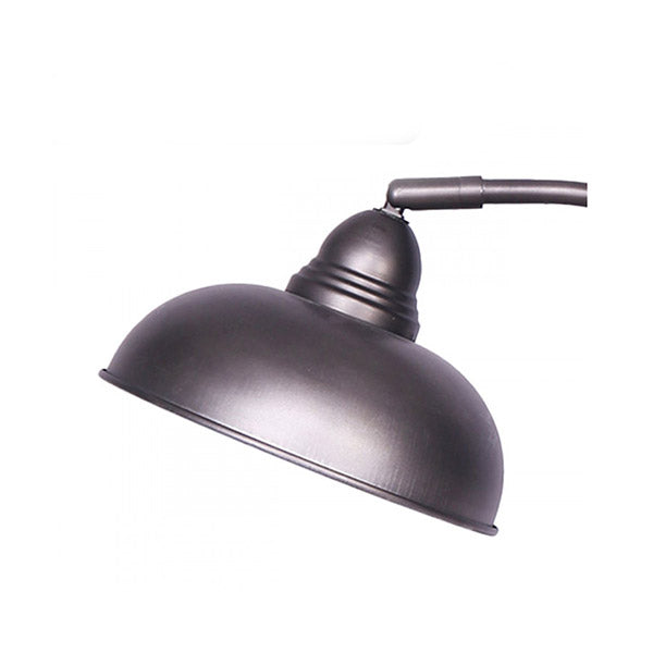 Metal Desk Lamp In Dark Grey Finish