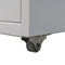 Metal Filing Cabinet with 5 Drawers - Grey