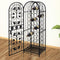 Metal Wine Cabinet Rack for 45 Bottles