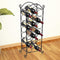 Metal Wine Rack For 21 Bottles