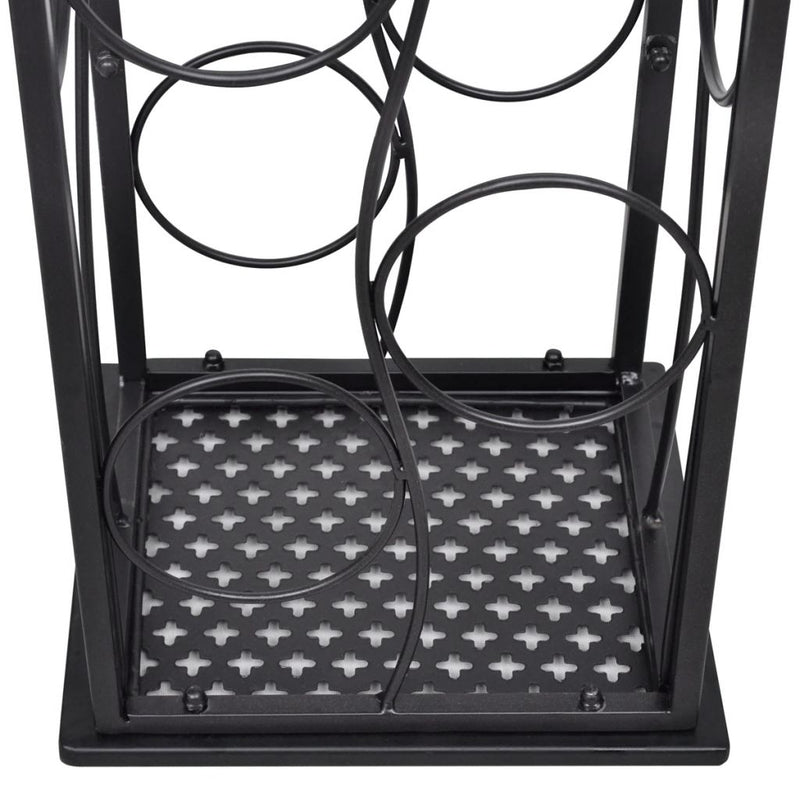 Metal Wine Rack Wine Stand For 8 Bottles