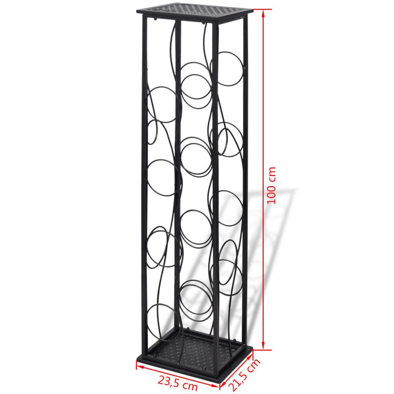Metal Wine Rack Wine Stand For 8 Bottles