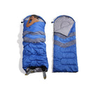 Micro Compact Design Thermal Sleeping Bag Blue