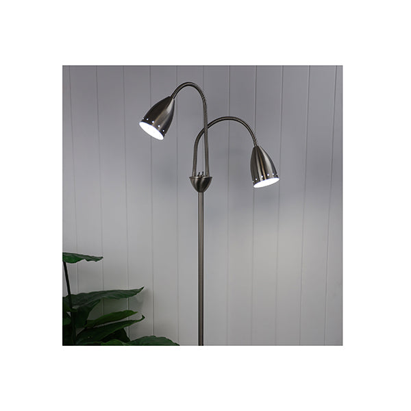 Mid Flexible Twin Floor Lamp