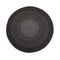 Midi Choc Round Polypropylene Rug