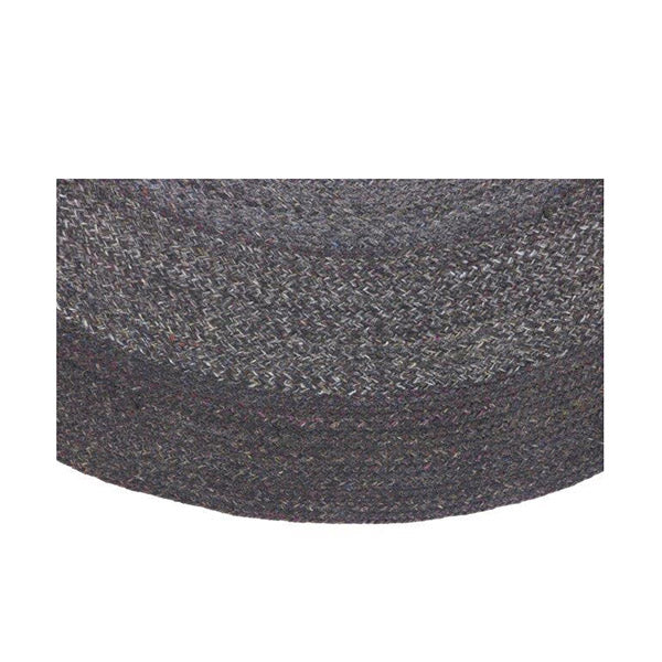 Midi Choc Round Polypropylene Rug