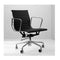 Milano Decor Adjustable Eames Chair Executive Gas Lift Black
