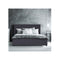Milano Luxury Gas Lift Bed Frame Base And Headboard Charcoal