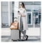 Milano Premium 3pc Luggage Suitcase Luxury Hard Case Silver