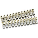 Miniature Terminal Block White Split Strip