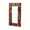 Mirror Solid Reclaimed Wood 80 X 50 Cm
