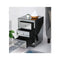 Mirrored Bedside Table Drawers Glass Presia