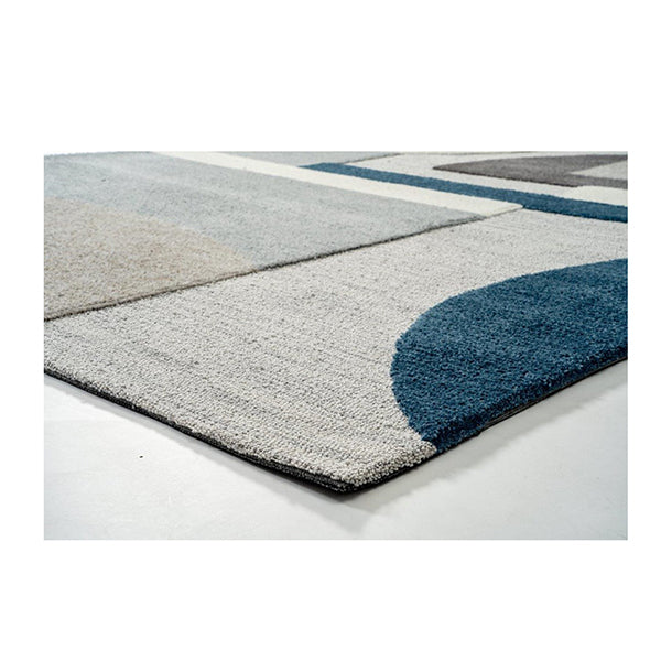 Comose Tufted Evelyn Blue Polyester Rug 160 X 230 Cm