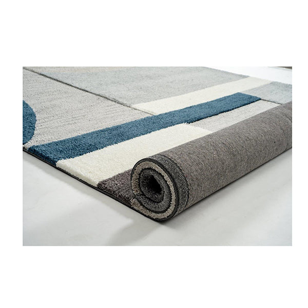 Comose Tufted Evelyn Blue Polyester Rug 160 X 230 Cm